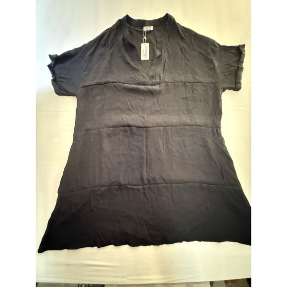 A’Image Dresses & Skirts - Women's A'Image Black Short Sleeve Dress/Cover Up With Pockets Size Size XXL